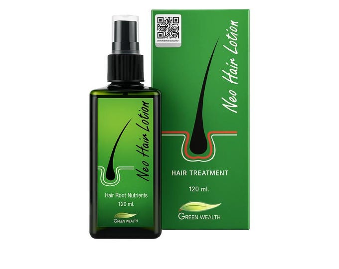 Neo Hair Lotion 120ml Green Wealth Hair Root Nutrients Treatment Original Thai