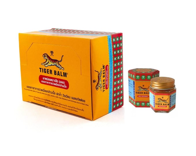Tiger Balm Red Ointment: 12x 30g Thai Muscle Pain Relief Balm