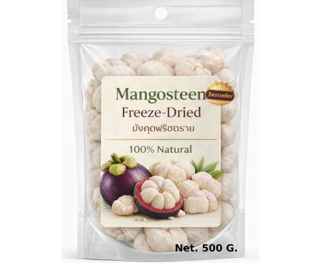Freeze Dried Mangosteen Real Thai Fruit Snack, 100% NaturalHealthy Vegan Snacks(500,1000g)