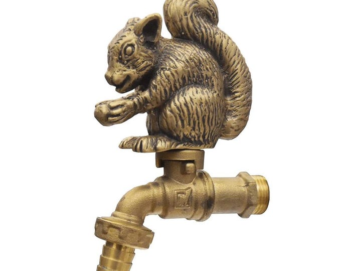 Brass Garden Tap Gorilla Spigot Faucet Vintage Yard Water Home Decor Outdoor