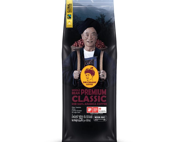Doichaang: Whole Bean Arabica Coffee 250g, Single Origin Medium Roast Coffee Beans
