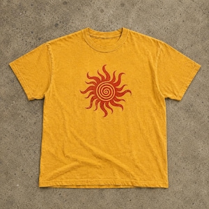 Vintage Tropical Sun T-Shirt, Retro Coastal Summer Graphic Tee
