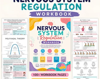 Nervensystem Regulation Arbeitsbuch für Erwachsene | Angstbewältigungsfertigkeiten, Erdungsübungen & Emotionsregulierungs-Toolkit PDF