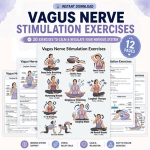 Oefeningen vaguszenuw, regulatie van het zenuwstelsel, angstverlichting, somatische genezing, traumaherstel, wellnessgids pdf