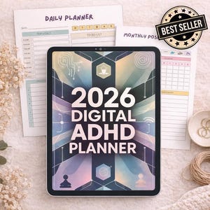 Adhd Daily Planner Printable Template Digital Download Focus Organizer Productivity System Executive Function Student Planning Task