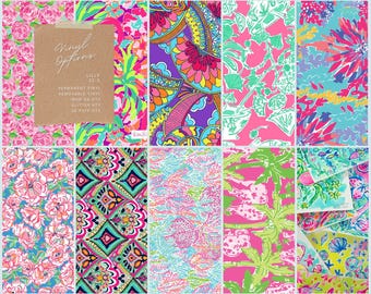 Lilly Premium Vinyl Patterns, Permanent, Removable & Iron-on HTV Heat Tape Provided, Perfect for DIY Crafts, for Cricut cutting machines