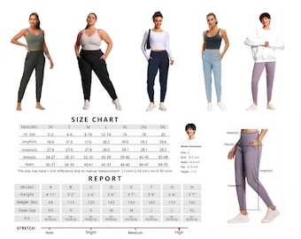 Rae Mode Butter Leggings Capris Joggers Womens Wide Waisted Workout Pants Lightweight Athletic Leggings Tapered Lounge Sweatpants Joggers