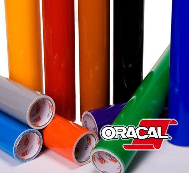 Oracal 651 Permanent Vinyl Self-Adhesive Waterproof Fade & Weather Resistant Outdoor Vinyl, for all Cricut cutting machines image 1