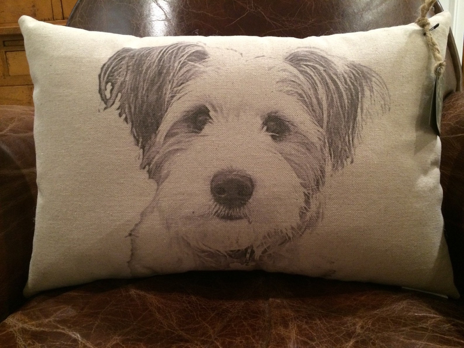 Personalized Pet Pillow on Canvas Etsy