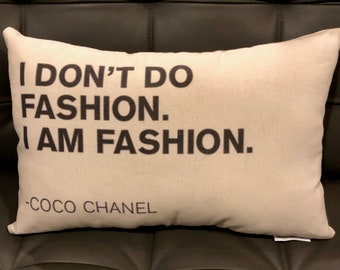 coco chanel pillows