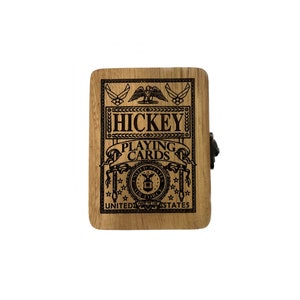 Military Branch / Hardwood Playing Card Box