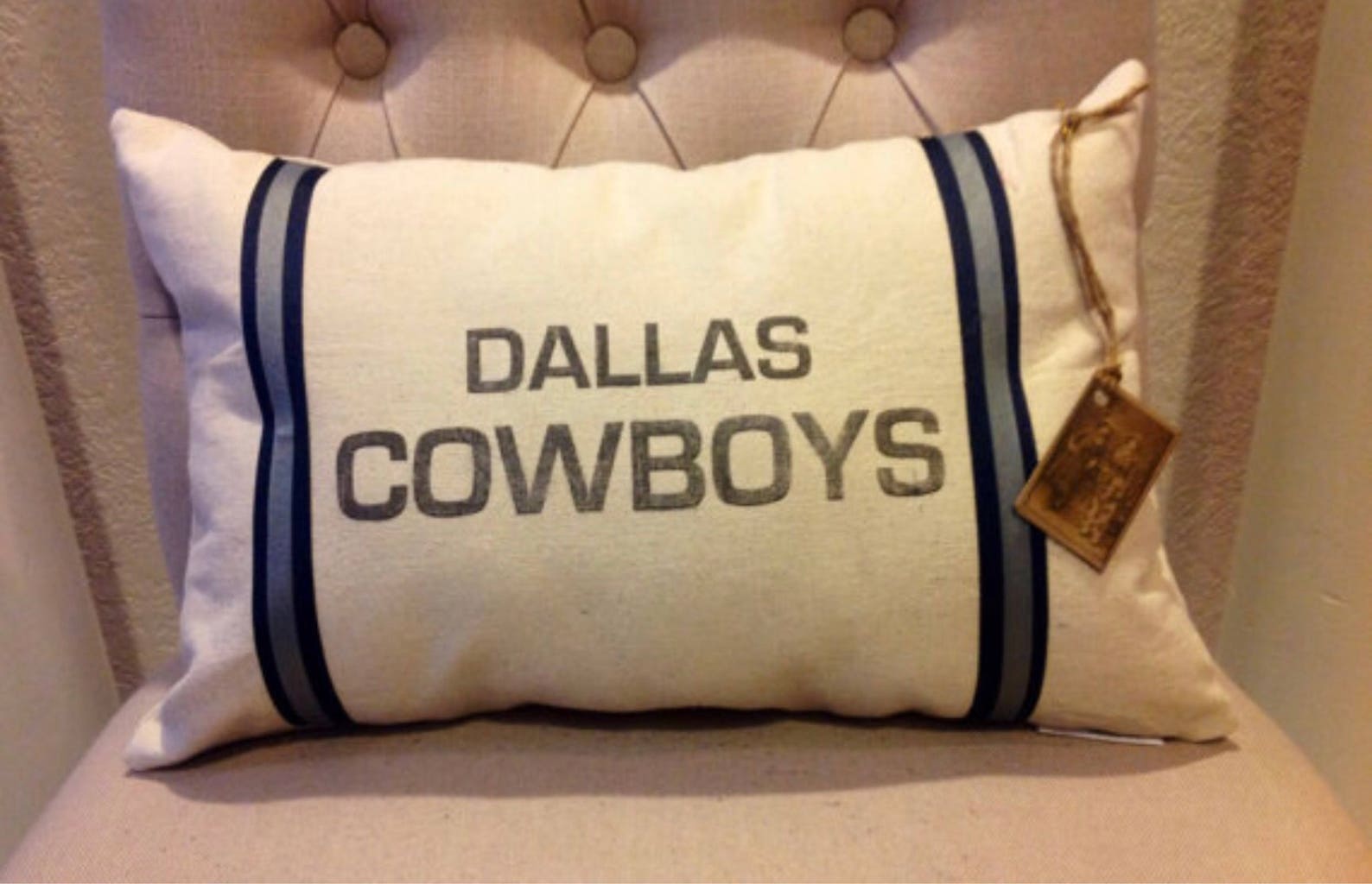 Personalized Football Pillow/any Team Etsy
