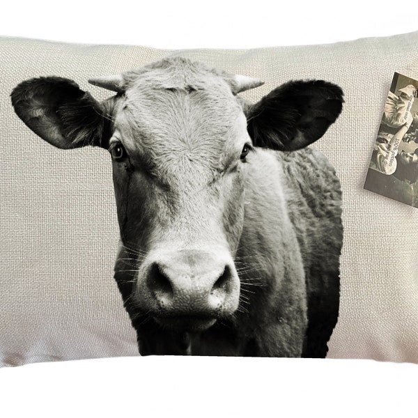 Cow Pillow | Gert | Decorative Throw Pillow | Complete with Insert or Cover Only