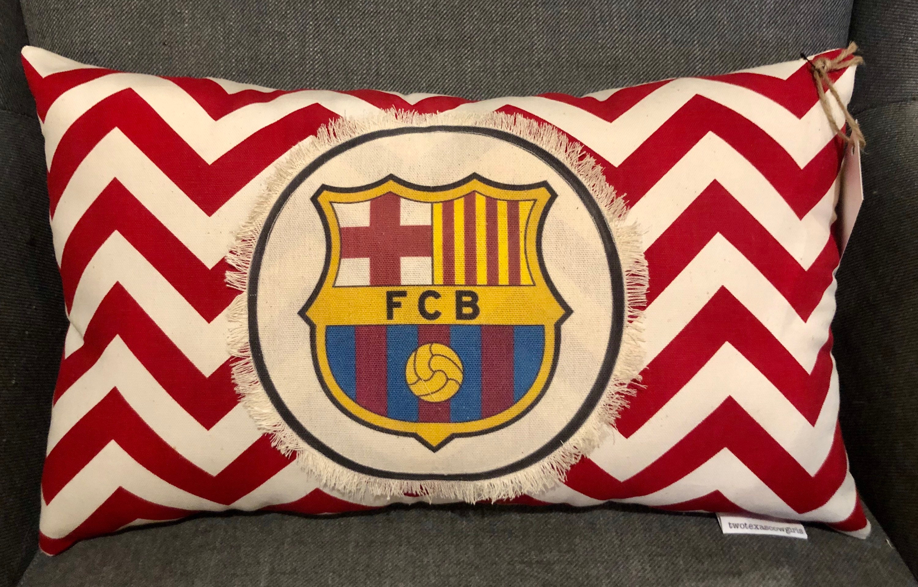 Soccer / Football Pillow With Your Team Logo Etsy