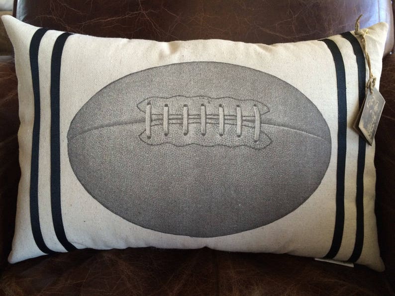 Personalized Football Pillow/Any team Etsy