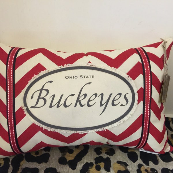 Ohio State Pillow Etsy