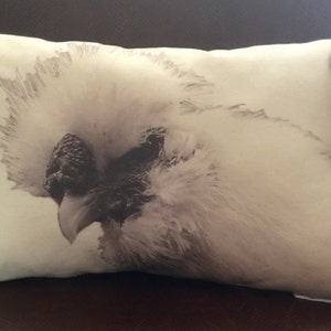 Polish Rooster Pillow | Morris Day | Decorative Throw Pillow | Complete with Insert or Cover Only