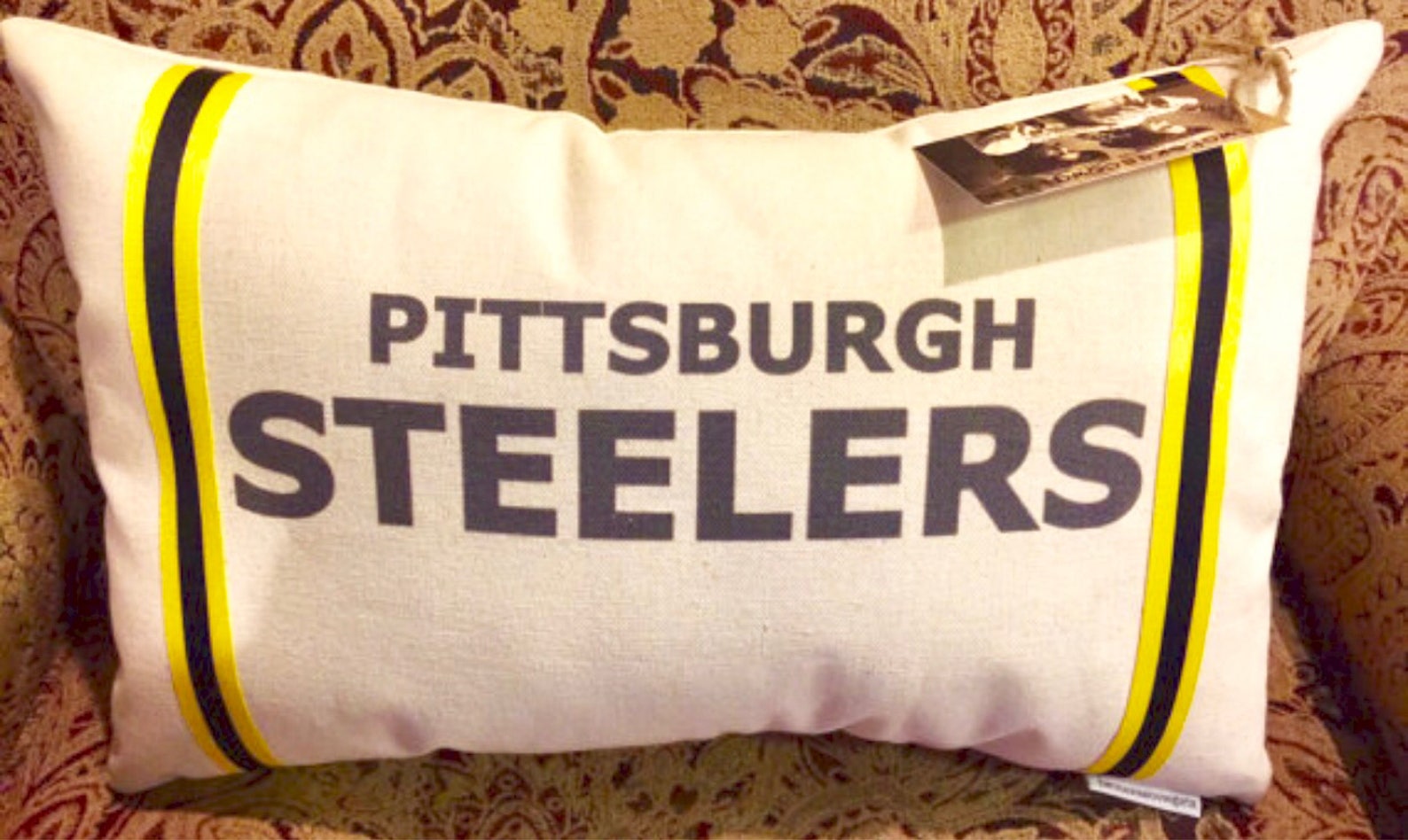 Personalized Football Pillow/any Team Etsy