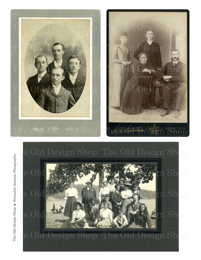Printable Antique Photographs Vintage People Portrait Pictures - Etsy Canada