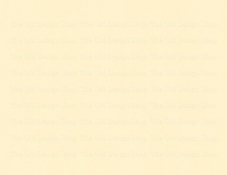 May include: A cream-coloured background featuring the repeated text "The Old Design Shop" in a slightly lighter shade. The text is arranged in horizontal rows, creating a subtle, textured pattern. The design has a minimalist aesthetic.