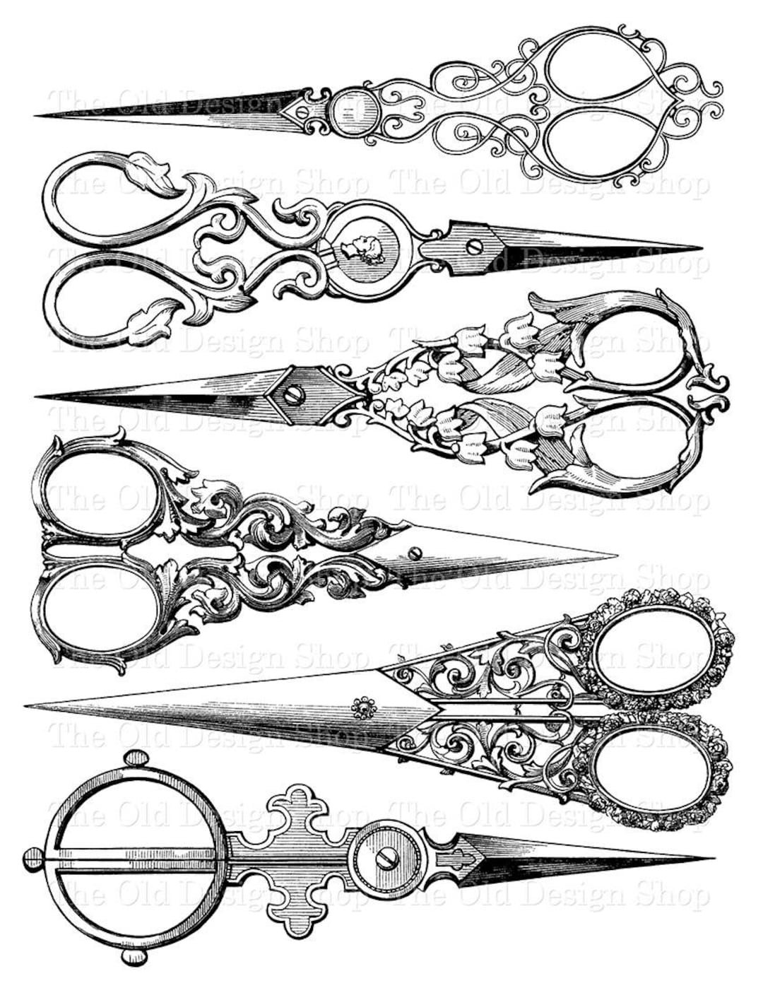Vintage Scissors Art Board Print for Sale by shopdiego