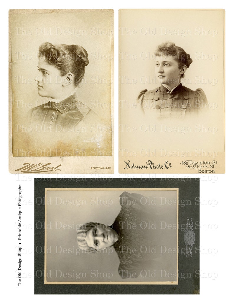Printable Antique Photographs Vintage People Portrait Pictures - Etsy Canada