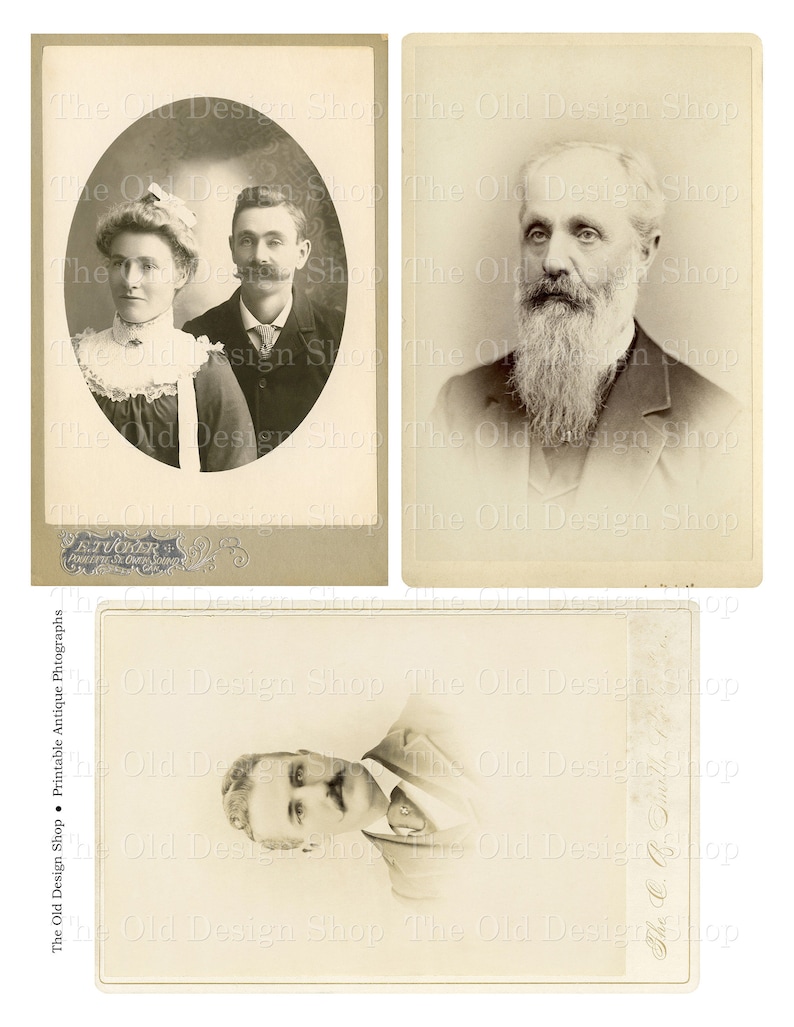 Printable Antique Photographs Vintage People Portrait Pictures - Etsy Canada