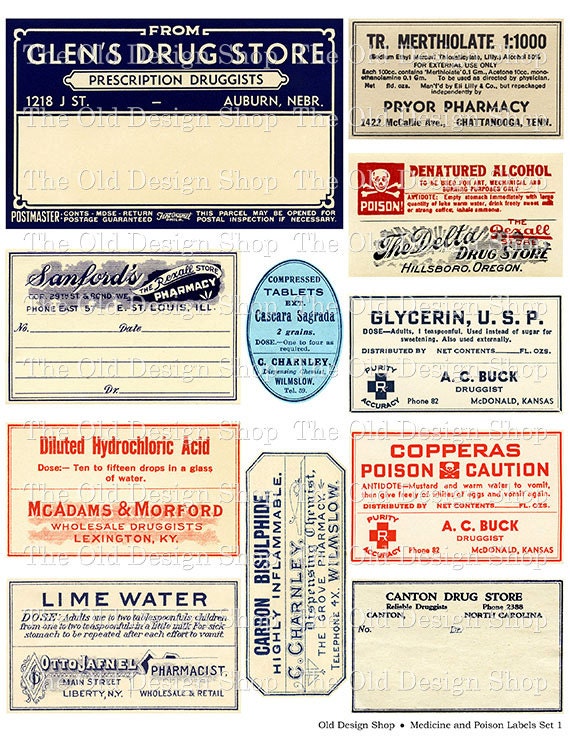 Vintage medical apothecary kit Stock Photo
