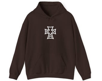 1 Samuel 15:33 Hoodie | Samuel and Agag Christian Pullover | Dark Christian Apparel | Mens Bible Verse Hoodie | Hardcore Scripture Gift