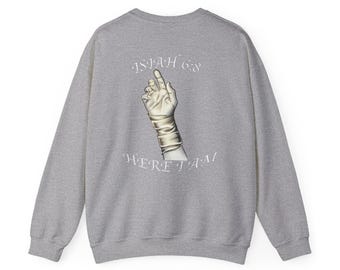 Isaiah 6:8 Long Sleeve | Here Am I Send Me | Minimalist Christian Tee | Mens Faith Long Sleeve | Scripture Apparel | Christian Dad Gift