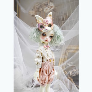 Odd Princess & Ederamari Collaboration LOST CIRCUS III For Blythe/Pullip/Imda 2.6/Imda 3.0/Dodollsdream/Imda 4.3/Jacoosun Silk Set With Mask