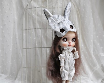 Abito FAIRY KINGDOM + Maschera per gatti per Blythe, Pullip, Imda, Teacup ecc