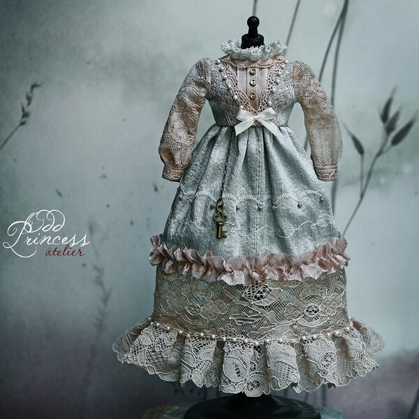 The KEY To The KINGDOM Blythe/Pullip Ooak Dress by Odd Princess Atelier, Autumn-Winter Collection 2018, Victorian Special Outfit