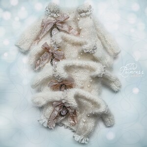 ENCHANTED FLOWERS JACKET, Silk Mohair Outfit by OddPrincess For Blythe/Pullip/Imda 2.6 and 3.0 Dolls image 8