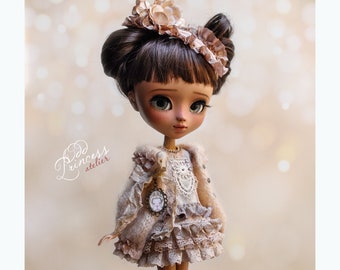 STAR DUST Blythe/Pullip Silk Set By Odd Princess, Exclusive Collection, Doll Couture