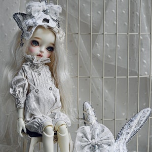 FAIRY KINGDOM Outfit + Cat/Bunny Mask For Blythe, Pullip, Imda, Teacup etc