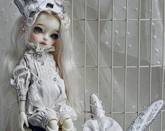 FAIRY KINGDOM Outfit + Cat/Bunny Mask For Blythe, Pullip, Imda, Teacup etc