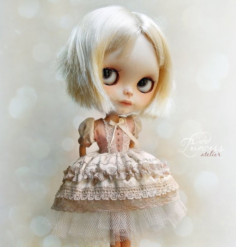 DOLL DRESS E-PATTERN For Blythe, Pullip, Licca, Pure Neemo By Odd Princess, Step By Step Instructions image 2