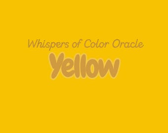 Whispers of Color YELLOW Oracle | 73-Cards