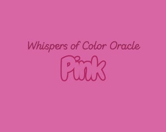 Whispers of Color PINK Oracle | 73-cards