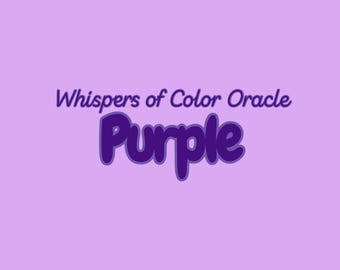 Whispers of Color PURPLE Oracle | 73-Cards