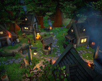 Medieval Fantasy Village Environment Pack, Unreal Engine 5 RPG Game Asset (Digital Download)