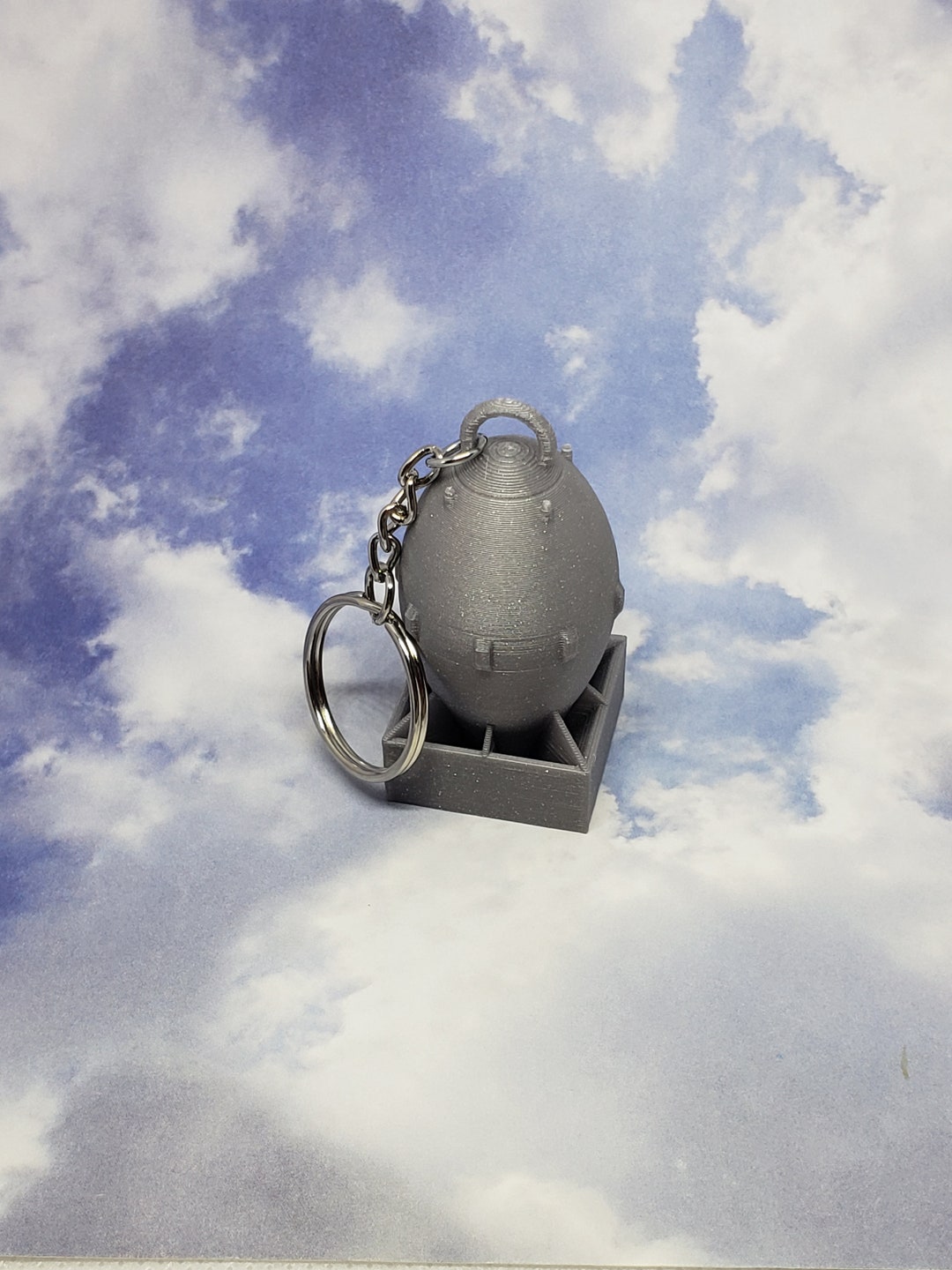 Atom Bomb Keychain - Etsy
