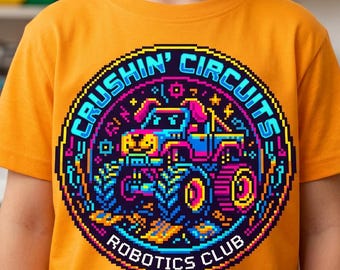 Camiseta Robot Dog Monster Truck / Camiseta inspirada en Bailey Circuit, Camiseta Bailey Circuit para niños