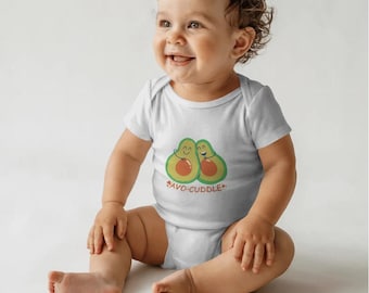 Body de bebé Avo-Cuddle / Body de aguacate para San Valentín