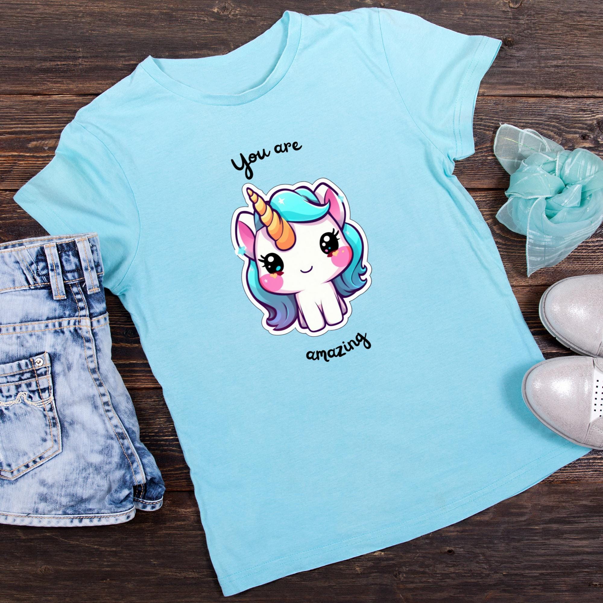 Unicorn PNG | 'you Are Amazing' Kids Design (digital Download - Etsy