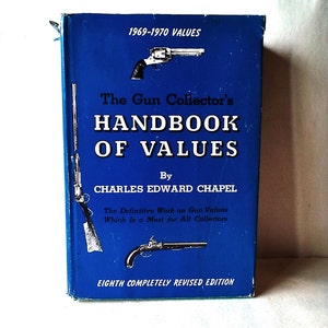 Vintage GUN COLLECTOR'S Handbook of Values 1969 1970 HCDj image 1