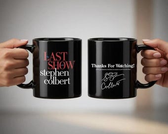 The Last Show with Stephen Colbert 2026 Mug Late Night Comedy Cup