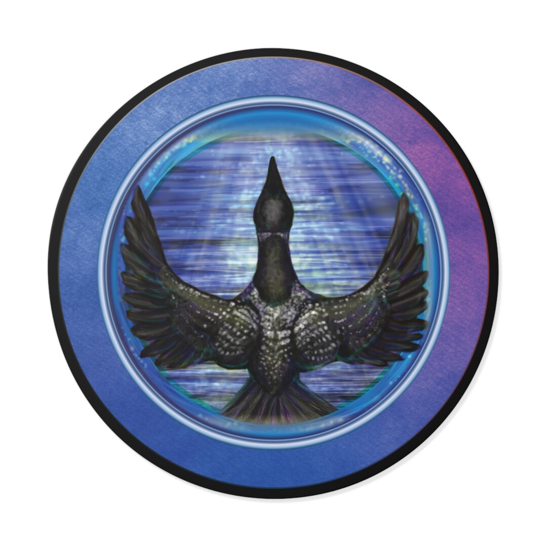 Painted Loon Sticker - Etsy