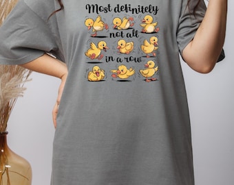 Funny Duck Graphic T-Shirt | Quirky Humor Shirt | Gift for Animal Lovers